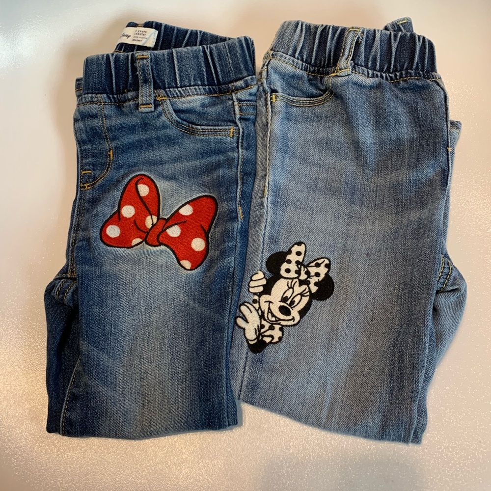 Baby Gap Minnie & Mickey Jeans